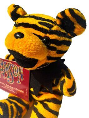 Dancing Bear Beanie Tiger Samson Yellow w/Black Stripes Grateful Dead